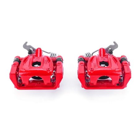 Power Stop 05-07 Ford Five Hundred Rear Red Calipers w/Brackets - Pair