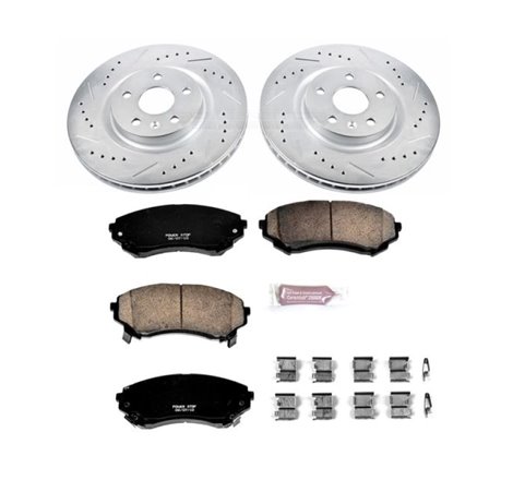 Power Stop 08-14 Cadillac CTS Front Z23 Evolution Sport Brake Kit