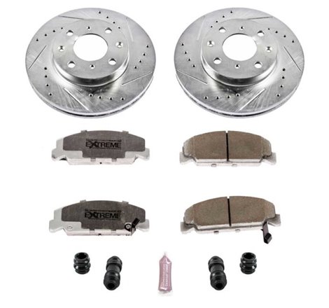 Power Stop 90-00 Honda Civic Front Z26 Street Warrior Brake Kit