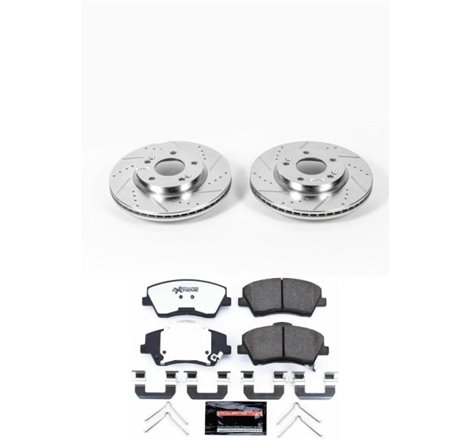 Power Stop 17-19 Hyundai Elantra Front Z36 Truck & Tow Brake Kit