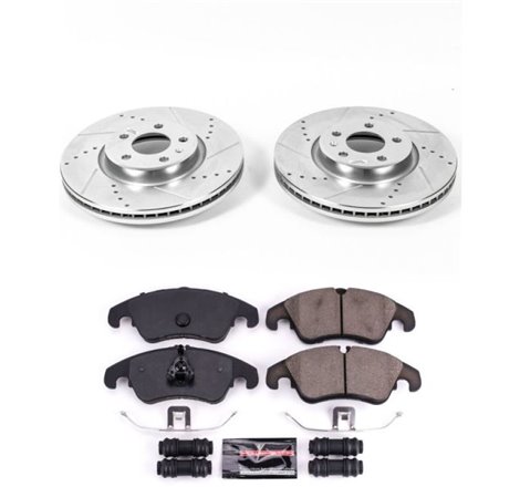 Power Stop 12-16 Audi A4 Front Z23 Evolution Sport Brake Kit