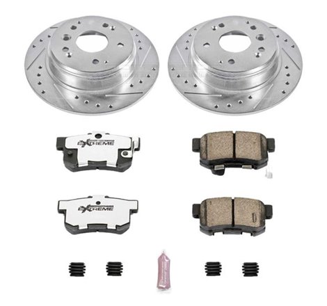 Power Stop 04-08 Acura TL Rear Z26 Street Warrior Brake Kit