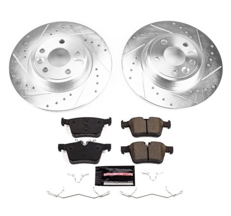 Power Stop 2018 Jaguar E-Pace Rear Z23 Evolution Sport Brake Kit