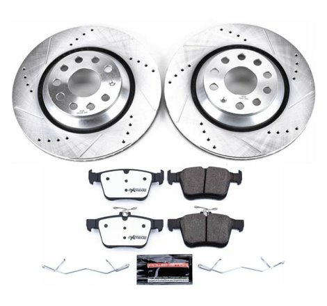 Power Stop 17-18 Audi RS3 Rear Z26 Street Warrior Brake Kit