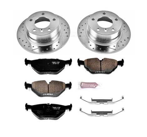 Power Stop 95-99 BMW 318ti Rear Z23 Evolution Sport Brake Kit