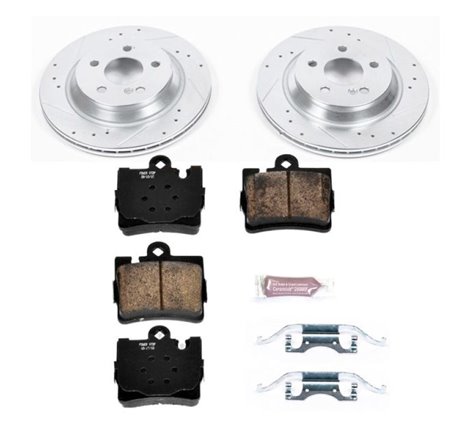 Power Stop 00-03 Mercedes-Benz CL500 Rear Z23 Evolution Sport Brake Kit