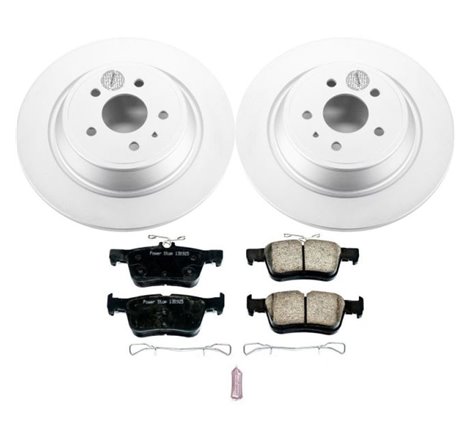 Power Stop 13-19 Ford Fusion Rear Z17 Evolution Geomet Coated Brake Kit