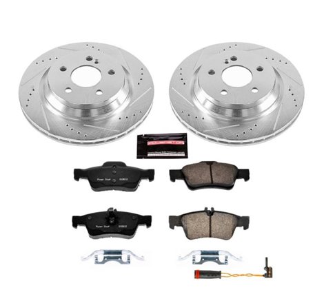 Power Stop 12-13 Mercedes-Benz S350 Rear Z23 Evolution Sport Brake Kit