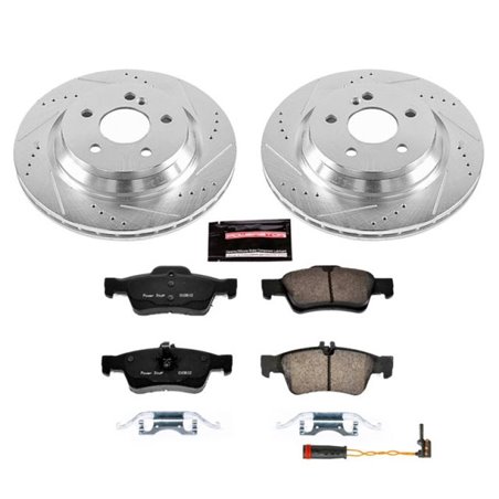 Power Stop 12-13 Mercedes-Benz S350 Rear Z23 Evolution Sport Brake Kit