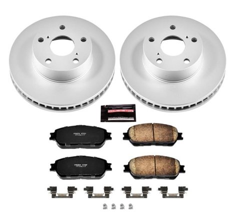 Power Stop 05-15 Toyota Tacoma Front Z17 Evolution Geomet Coated Brake Kit