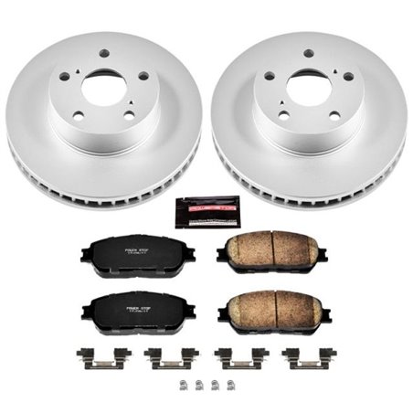 Power Stop 05-15 Toyota Tacoma Front Z17 Evolution Geomet Coated Brake Kit