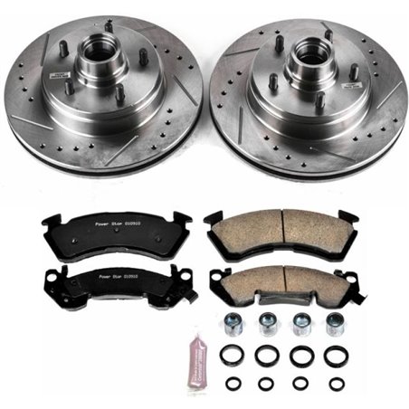 Power Stop 91-93 Chevrolet Caprice Front Z23 Evolution Sport Brake Kit