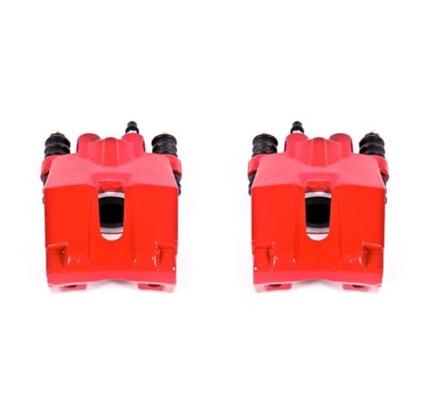 Power Stop 04-11 Ford F-150 Rear Red Calipers w/o Brackets - Pair