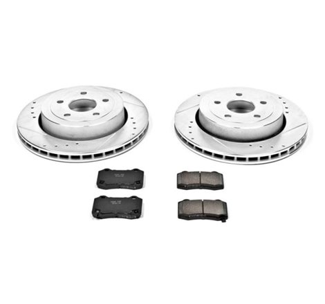 Power Stop 06-10 Jeep Grand Cherokee Rear Z23 Evolution Sport Brake Kit