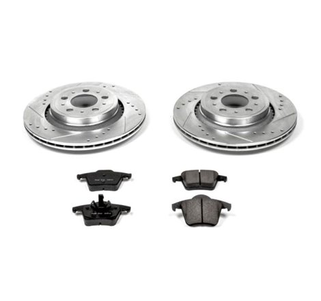 Power Stop 03-14 Volvo XC90 Rear Z23 Evolution Sport Brake Kit