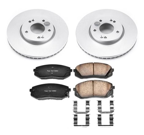 Power Stop 12-16 Kia Sportage Front Z17 Evolution Geomet Coated Brake Kit