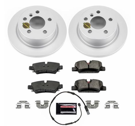 Power Stop 14-19 Mini Cooper Rear Z23 Evolution Sport Coated Brake Kit