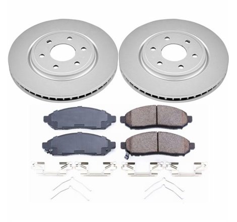 Power Stop 2019 Nissan Frontier Front Z17 Evolution Geomet Coated Brake Kit