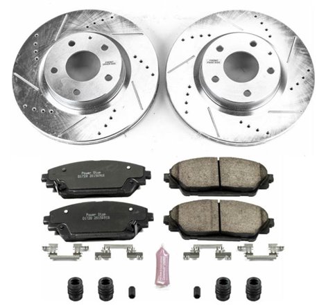 Power Stop 14-18 Mazda 3 Front Z23 Evolution Sport Brake Kit