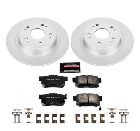 Power Stop 16-18 Acura ILX Rear Z17 Evolution Geomet Coated Brake Kit