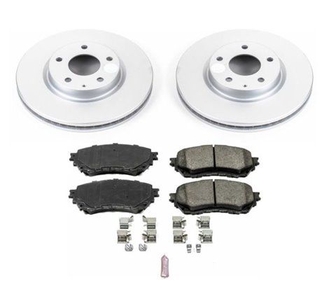 Power Stop 14-18 Mazda 6 Front Z17 Evolution Geomet Coated Brake Kit