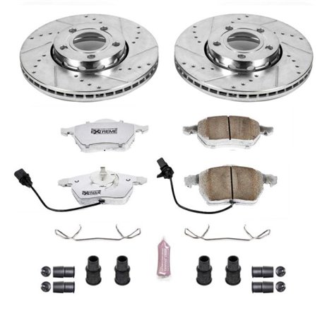 Power Stop 05-06 Audi A4 Front Z26 Street Warrior Brake Kit