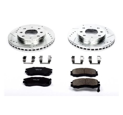 Power Stop 93-95 Eagle Summit Front Z23 Evolution Sport Brake Kit