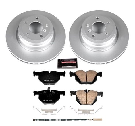 Power Stop 13-15 BMW X1 Rear Z23 Evolution Sport Coated Brake Kit