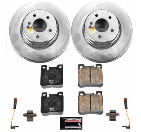 Power Stop 02-04 Mercedes-Benz C32 AMG Rear Z23 Evolution Sport Coated Brake Kit