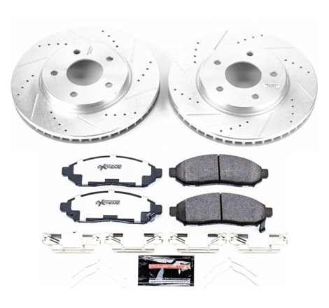 Power Stop 15-17 Chevrolet City Express Front Z36 Truck & Tow Brake Kit