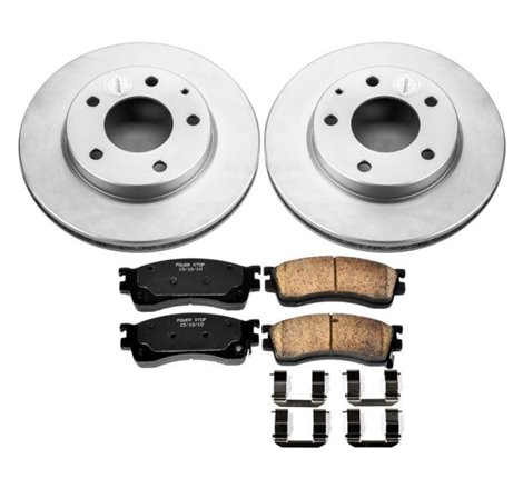 Power Stop 01-03 Mazda Protege Front Z17 Evolution Geomet Coated Brake Kit