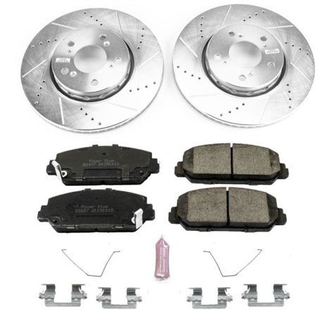 Power Stop 14-19 Acura RLX Front Z23 Evolution Sport Brake Kit