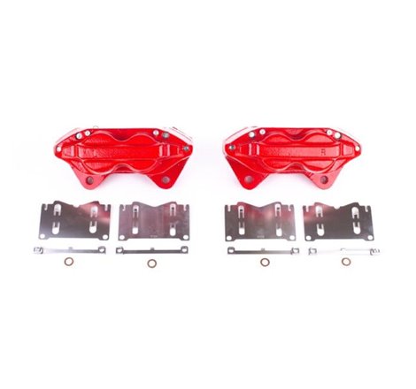 Power Stop 98-02 Lexus LX470 Front Red Calipers w/o Brackets - Pair