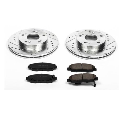 Power Stop 06-11 Honda Civic Front Z23 Evolution Sport Brake Kit