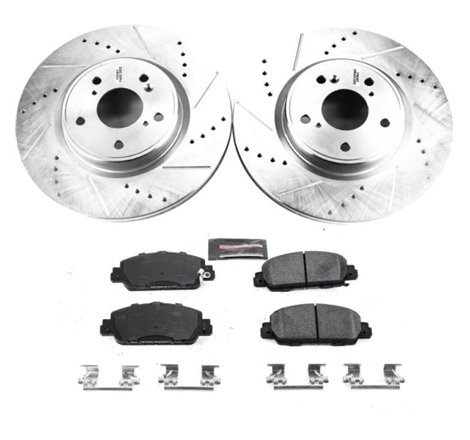 Power Stop 18-19 Honda Accord Front Z23 Evolution Sport Brake Kit