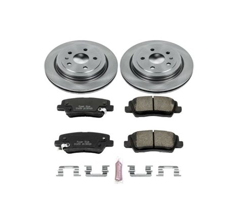 Power Stop 14-18 Cadillac CTS Rear Autospecialty Brake Kit