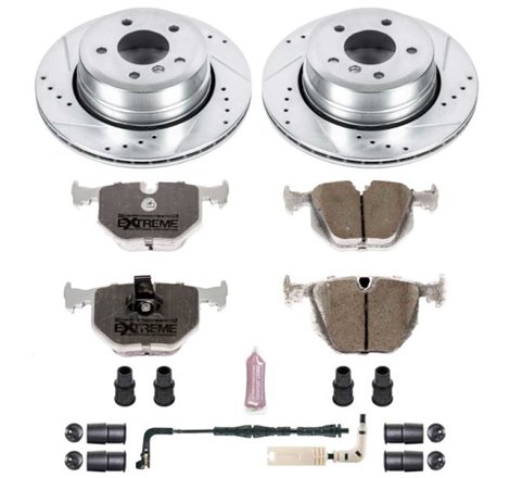 Power Stop 06-07 BMW 525xi Rear Z26 Street Warrior Brake Kit