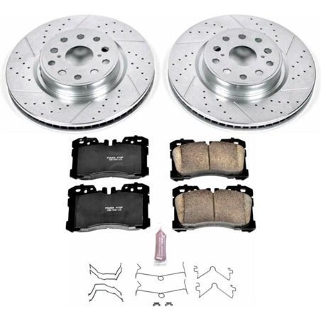 Power Stop 10-17 Lexus LS460 Front Z23 Evolution Sport Brake Kit