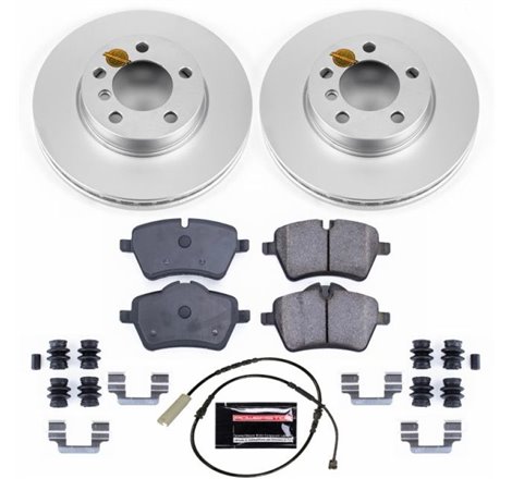 Power Stop 11-16 Mini Cooper Countryman Front Z23 Evolution Sport Coated Brake Kit