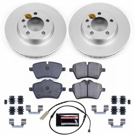 Power Stop 11-16 Mini Cooper Countryman Front Z23 Evolution Sport Coated Brake Kit