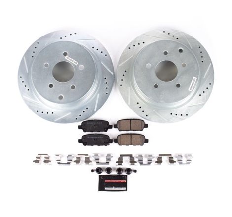 Power Stop 03-12 Infiniti FX35 Rear Z23 Evolution Sport Brake Kit