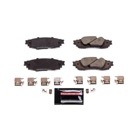 Power Stop 2019 Lexus ES300h Rear Z23 Evolution Sport Brake Pads w/Hardware