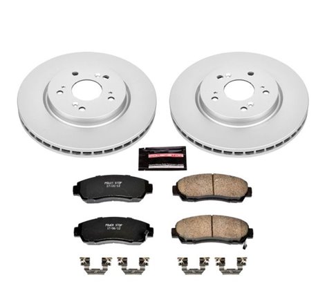 Power Stop 07-12 Acura RDX Front Z17 Evolution Geomet Coated Brake Kit