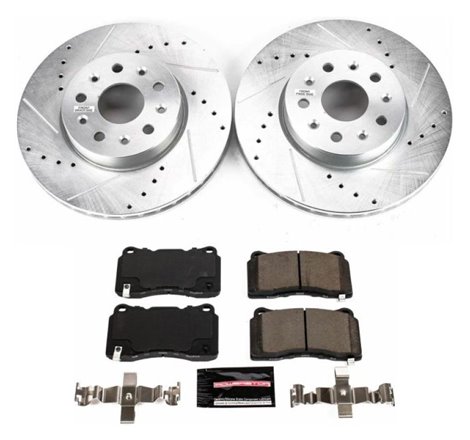 Power Stop 16-18 Cadillac CT6 Front Z23 Evolution Sport Brake Kit