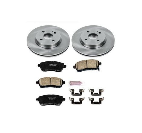 Power Stop 11-14 Mazda 2 Front Autospecialty Brake Kit