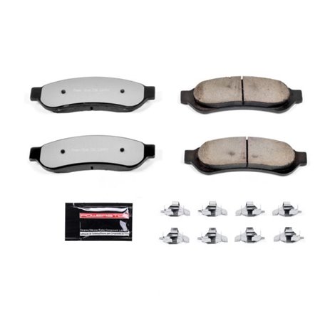 Power Stop 07-10 Ford F-250 Super Duty Rear Z36 Truck & Tow Brake Pads w/Hardware