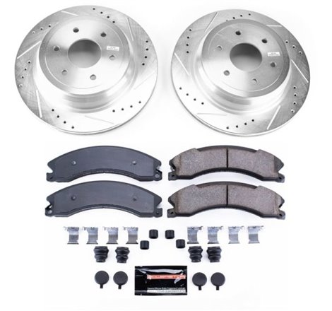 Power Stop 16-18 Nissan Titan XD Rear Z23 Evolution Sport Brake Kit