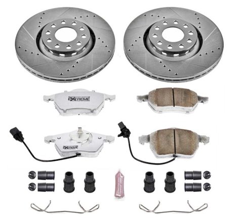 Power Stop 02-05 Audi A4 Front Z26 Street Warrior Brake Kit