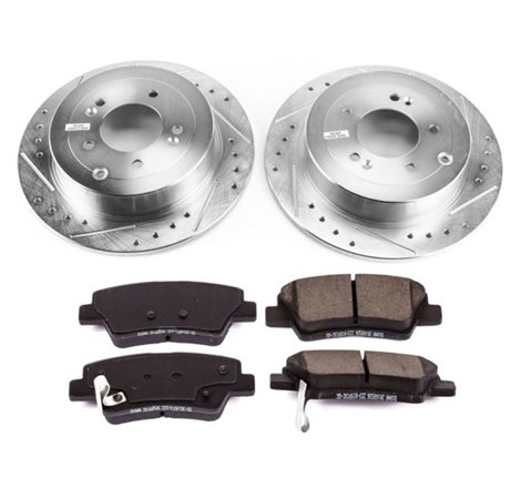 Power Stop 16-18 Hyundai Tucson Rear Z23 Evolution Sport Brake Kit