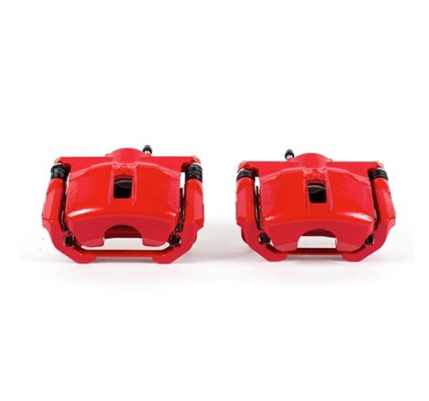 Power Stop 09-14 Nissan Maxima Front Red Calipers w/Brackets - Pair